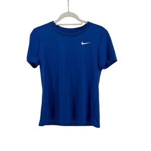Nike The Nike Tee Dri-FIT T-Shirt Blue Activewear Women's Medium Everyday Sports